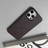 闊央蘋果皮質(zhì)手機(jī)殼星芒素皮apple iPhone16promax  iPhone15 /14 /13保護(hù)套全包超薄防摔手機(jī)殼 【摩卡棕】原機(jī)輕奢素皮 iPhone 14 曬單實(shí)拍圖