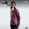 The North Face北面抓絨衣女戶外保暖柔軟仿羊羔絨外套5AYL 紫色/0I3 M 曬單實拍圖