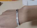 CHARLES&KEITH簡約亮鉆氣質素圈手鐲女生日禮物 補貨中七夕禮物CK5-12120414 Silver銀色 19cm 1個 曬單實拍圖