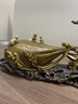 八瑞祥彌勒佛像供奉家用擺件客廳玄關(guān)擺件辦公室開(kāi)業(yè)禮品笑佛銅像大號古茶銅色切金 曬單實(shí)拍圖