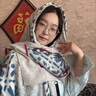 Charm Kendo披肩女絲巾紗巾薄款百搭洋氣外搭披風(fēng)斗篷外套生日禮物送女友 米藍色 送老婆女朋友高級感實用 曬單實拍圖