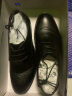 百丽男鞋舒适商务皮鞋春夏真皮系带德比鞋通勤正装鞋3UX01CM5 黑色-3UX01 40 实拍图