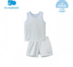 麗嬰房（Les enphants）童裝嬰兒衣服寶寶空調(diào)服薄款兒童內(nèi)衣套裝睡衣家居服套裝 粉色(背心套裝) 90 cm/2歲 曬單實(shí)拍圖