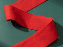 綺如紀婉新品本命年紅布腰帶紅帶子布帶條布條純棉紅色帶子結婚喜慶用的綁帶包邊滾邊純棉織帶 5cm紅色人字帶5米 無(wú)規格 曬單實(shí)拍圖