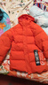 361°兒童羽絨服25冬男童3-14歲中長(cháng)款能暖保暖外套  橙175 曬單實(shí)拍圖