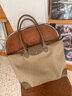 caibukaier包包女包大容量手提包通勤托特包帆布包實(shí)用生日禮物送女友送老婆 【淺駝色】高級感送女朋友高檔 百搭時(shí)尚品牌小眾休閑包 曬單實(shí)拍圖