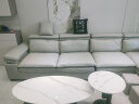 法莎蒂科技布沙发现代简约轻奢客厅北欧乳胶免洗软布艺沙发 3.6米单+双+贵妃 70%选择乳胶颗粒坐垫(进口真皮) 实拍图