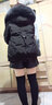 奧絲婕（Aosijie）高端品牌羽絨服女短款2025冬季新款韓版時(shí)尚白鴨絨小個(gè)子加厚外套 黑色【真狐貍大毛領(lǐng)】 M 【100-110斤】 曬單實(shí)拍圖