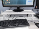 得力（deli）显示器支架 显示器增高架电脑桌散热架 台式简易长条桌白色 90002 实拍图