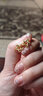 金至尊（3D-GOLD)心動足金耳飾黃金耳飾送女友禮物按克計價 金重2.17克以證簽多退少補 曬單實拍圖