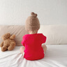 巴拉巴拉寶寶連體衣嬰兒哈衣爬行服新生兒內(nèi)著上衣三角衣兩件裝內(nèi)著套裝 紅色調(diào)-兩件裝 90cm 曬單實(shí)拍圖