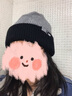 牧佰瀾毛線帽子女秋冬韓版百搭潮炸街防風冷帽戶外騎行保暖雙面戴針織帽 雙面戴毛線帽-淺灰 均碼 曬單實拍圖