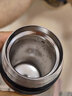 膳魔師（THERMOS）保溫杯升級316不銹鋼材質(zhì)便攜保溫彈蓋杯TCML-350S TCML-350S 騎士黑 350ML 曬單實(shí)拍圖