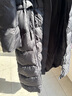 歌莉婭 中長(cháng)款羽絨服女2023冬季保暖鵝絨服連帽外套1ACC8D54A 00B黑色 L 曬單實(shí)拍圖