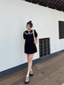 珂卡芙（KEKAFU）厚底松糕涼鞋女2024新款季外穿高級感沙灘鞋網(wǎng)紅度假海邊羅馬鞋 黑色 37 曬單實拍圖
