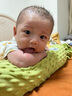 bc babycare嬰兒糖果安撫枕寶寶豆豆絨哄睡抱枕新生兒側睡靠背枕檔枕 綠茶椰果-豆豆絨升級款 12*40CM 曬單實(shí)拍圖