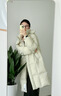 雪中飛羽絨服中長(cháng)款女士2025新款休閑時(shí)尚過(guò)膝加厚保暖直筒高級冬季外套 杏白色 L (165) (135-155斤）卡碼拍小 曬單實(shí)拍圖