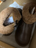 小羊沃利woollykids真皮男女寶寶童鞋冬季新款加毛保暖防滑雪地靴 咖啡棕 25 適合腳長(cháng)15.0cm 曬單實(shí)拍圖