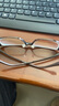 漢（Han Dynasty）近視眼鏡框架男女款 商務(wù)防輻射光學(xué)眼鏡潮 4880 亮棕色 配1.60防藍光鏡片200-600度 曬單實(shí)拍圖