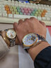 歐品客情侶手表一對瑞士認證品牌名表女全自動(dòng)機械表男生日禮物送女友 【加強版終身?！夸搸чg白情侶款 曬單實(shí)拍圖