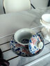 悟茶事陶瓷三才蓋碗茶杯單個 青花釉下彩可懸停浮泡茶碗不燙手高檔茶具 仿古金魚三才蓋碗 無規(guī)格 曬單實拍圖