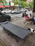 莫比利MOBILI德國進口品質陪護簡易便攜行軍床折疊床單人床午休辦公室家用午睡 棉麻款  圓管175*60cm床墊一體 曬單實拍圖
