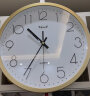 天王星（Telesonic）挂钟客厅创意钟表现代简约钟时尚个性立体时钟卧室石英钟圆形挂表 实拍图