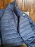鴨鴨（YAYA）新款輕薄羽絨服男士2024年新款休閑輕型保暖運動(dòng)防寒外套潮D 灰藍色 3XL /190 曬單實(shí)拍圖