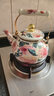 力思俊加厚1.5L-5L琺瑯搪瓷茶壺涼水壺開(kāi)水壺燒水壺熱水壺奶茶壺電磁爐 2.5升 伊甸園【不帶網(wǎng)】 2500ml 曬單實(shí)拍圖