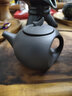潤朋紫砂壺朱泥茶壺陶瓷茶具月亮壺過濾小泡茶壺花茶壺家用 黑色款 曬單實拍圖