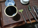 杉隱茶道六君子泡茶套裝茶具整套茶具配件五茶具三件套銅木收納茶道筒 暗香電木銅圈茶道筒+黑檀六件套 曬單實拍圖