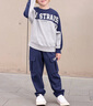 Levi's李維斯兒童套裝男女童套裝秋季新款套頭衛(wèi)衣長褲2件套衣服 深靛藍 130 /64 【建議身高116-122cm】 曬單實拍圖