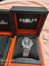天梭（TISSOT）【官方授權店】手表 新款卡森臻我系列1853時(shí)尚商務(wù)石英情侶對表 鋼帶 黑盤(pán)+白盤(pán) 曬單實(shí)拍圖