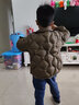左西男童輕薄羽絨服襯衫三防秋冬款2025新款男冬裝兒童外套 黑色 110 曬單實(shí)拍圖