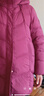 坦博爾羽絨服女中長款帶帽寬松舒適保暖女士外套厚TW236558 蝶羽紅 180  曬單實拍圖
