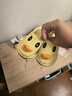 迪士尼（DISNEY）寶寶布拖鞋秋冬兒童棉拖鞋男女童1-3歲2嬰兒幼兒防滑室內(nèi)家居棉麻 鴨子黃色 17.5 cm內(nèi)長(zhǎng) 曬單實(shí)拍圖