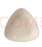 WEDGWOOD歡愉假日多邊形餐盤(pán)家用陶瓷盤(pán)子菜盤(pán)西餐盤(pán)點(diǎn)心盤(pán) 歡愉假日象牙白三角碟 12cm 曬單實(shí)拍圖