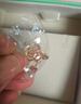 周生生玫瑰金玫瑰金彩金女生薄荷系列耳釘一對(duì)飾品92074E定價(jià) 曬單實(shí)拍圖