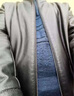 羅蒙海寧真皮皮衣男新款頭層小牛皮衣立領(lǐng)秋冬季機車(chē)服皮夾克外套上衣 黑色 XL 參考125-140左右 曬單實(shí)拍圖