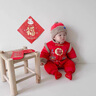 迪士尼寶寶兒童過(guò)年服嬰兒百日周歲衣服新年衣服男女寶寶連體衣冬季 雙龍 59cm 曬單實(shí)拍圖