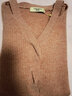 科蒙.博卡秋冬V領(lǐng)長(cháng)袖鏤空羊絨衫女時(shí)尚紅色本命年針織毛衣 氣質(zhì)粉 105/L 曬單實(shí)拍圖