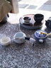 御泉 公道杯 手繪青瓷窯變側(cè)把公道杯陶瓷手繪茶漏分茶器配件茶海 蘭彩傾華側(cè)把公道杯 曬單實(shí)拍圖