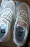 喬丹QIAODAN運動(dòng)鞋女2026年秋季新款革面防水休閑鞋輕便跑步鞋老爹鞋 象牙色/搪瓷粉 （網(wǎng)紗透氣升級） 36 曬單實(shí)拍圖