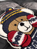 山頭林村羽絨服補丁貼可水洗羽絨服大號補丁貼破洞修補卡通毛巾繡布貼衣服 1號大頭熊小號 曬單實(shí)拍圖