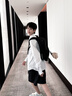 Gmt for kids書包初高中生男女生大容量雙肩包輕便護脊書包高顏值背包7-12年級 【初高中生】宇宙黑 28L 曬單實拍圖