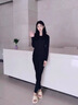 金立芬莫蘭迪色秋衣秋褲女純棉打底衫修身秋冬線衣線褲薄款保暖內(nèi)衣套裝 淺灰色｜套裝 XL 【體重110-130斤】 曬單實(shí)拍圖