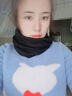 Tuban圍脖套冬季男騎行面罩防寒保暖護臉頸圍巾騎車(chē)防風(fēng)塵裝備 加絨款-黑色 曬單實(shí)拍圖