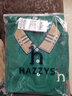 哈吉斯（HAZZYS）童裝男女童T恤夏新品經(jīng)典翻領彈力簡約短袖polo衫 松葉綠 145 曬單實拍圖