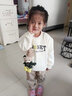 G.duck女童套裝春秋冬季加絨冬裝打底衫上衣褲子兒童衣服小女孩衛衣童裝 杏色春秋 150 cm 曬單實(shí)拍圖