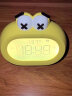 BBA闹钟学生儿童用倒计时器智能充电卡通可爱夜光创意电子钟 黄色 实拍图